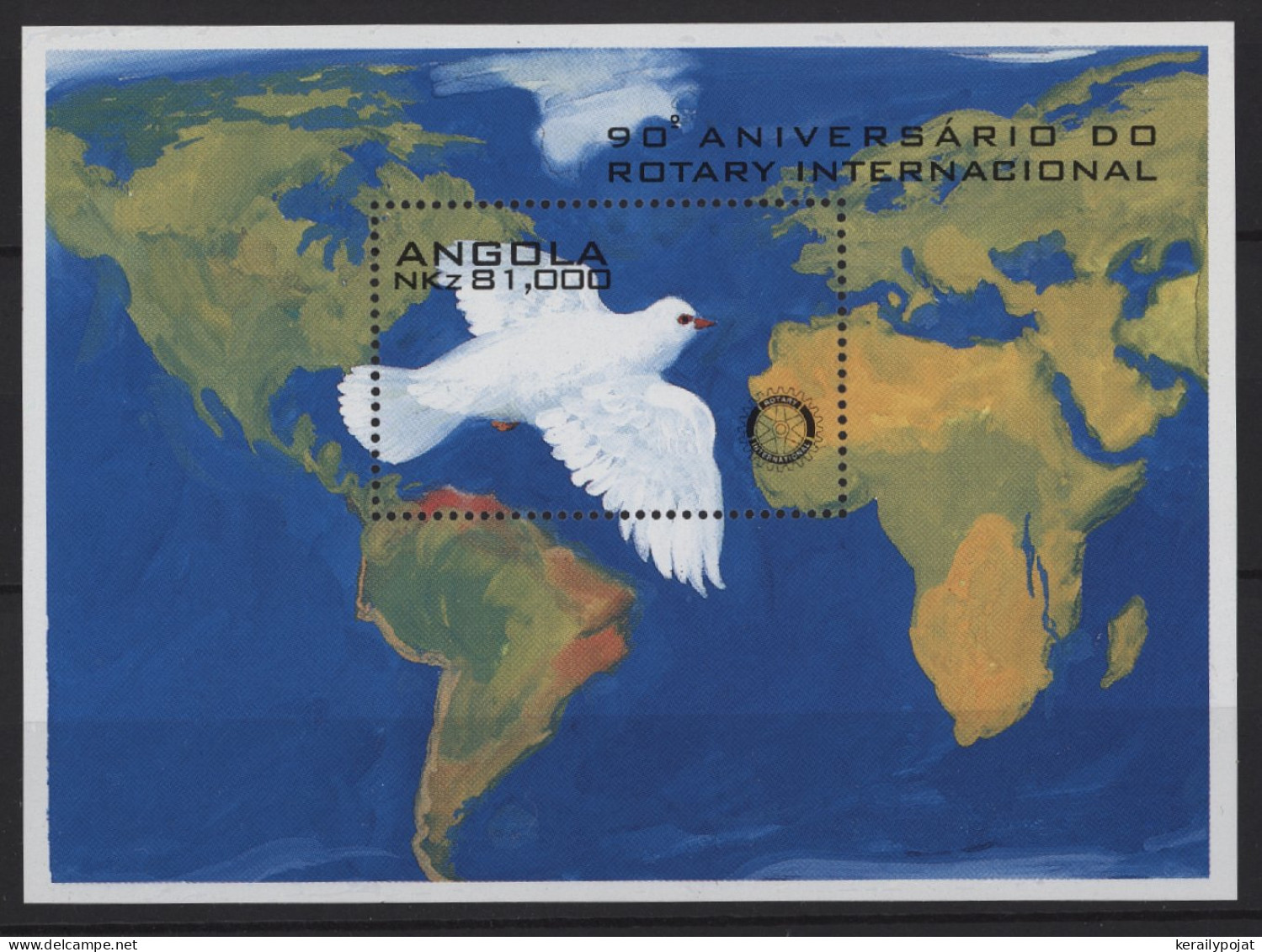 Angola - 1995 Rotary International Block (1) MNH__(TH-27454) - Angola