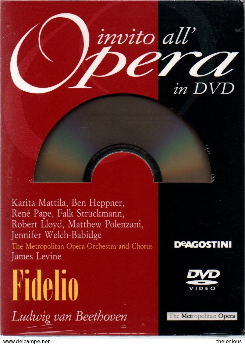 * Invito All'Opera In DVD N 38: Ludwig Van Beethoven - Fidelio - Nuovo Sigillato - Concert En Muziek