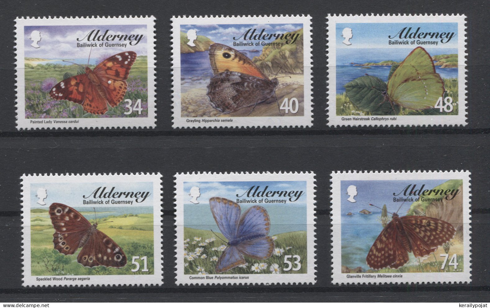 Alderney - 2008 Butterflies MNH__(TH-24748) - Alderney