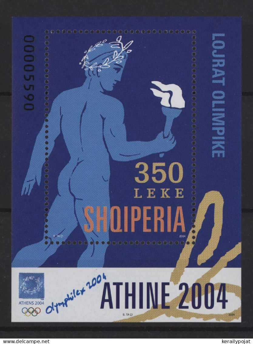 Albania - 2004 Summer Olympics Athens Block MNH__(TH-25574) - Albania