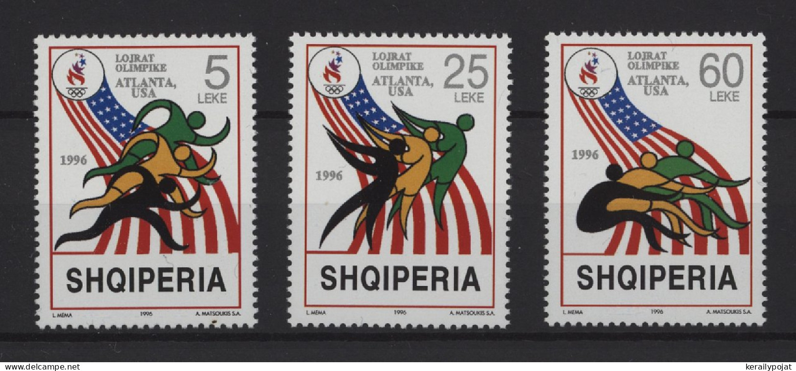 Albania - 1996 Summer Olympics Atlanta MNH__(TH-25573) - Albania