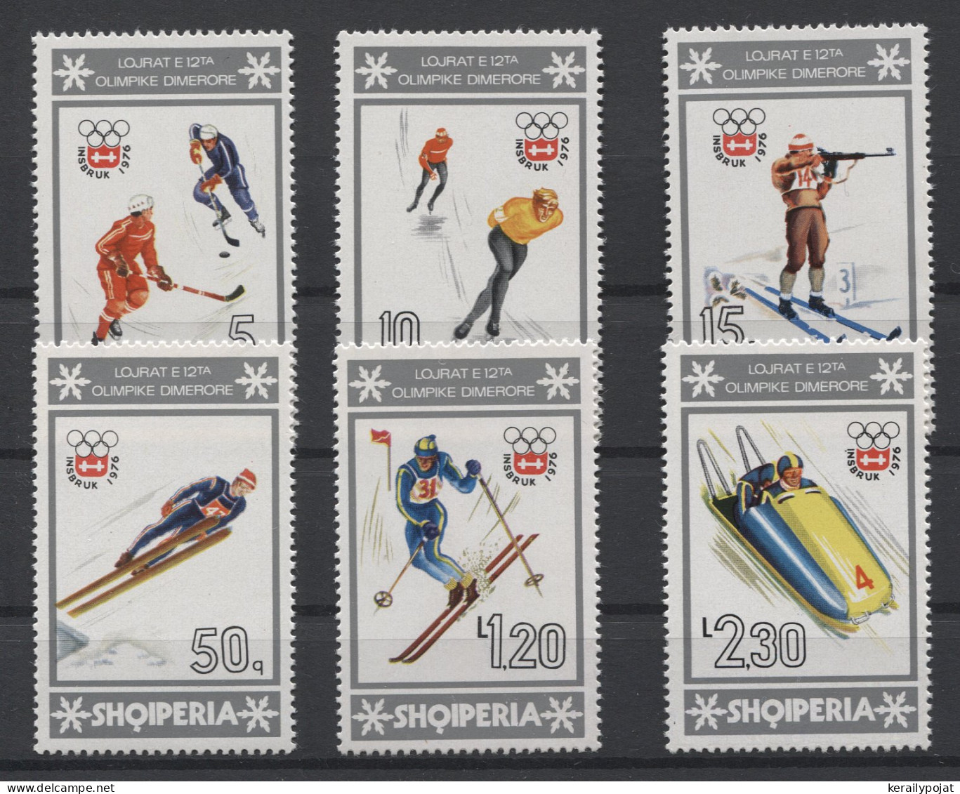 Albania - 1976 Winter Olympics Innsbruck MNH__(TH-25013) - Albania