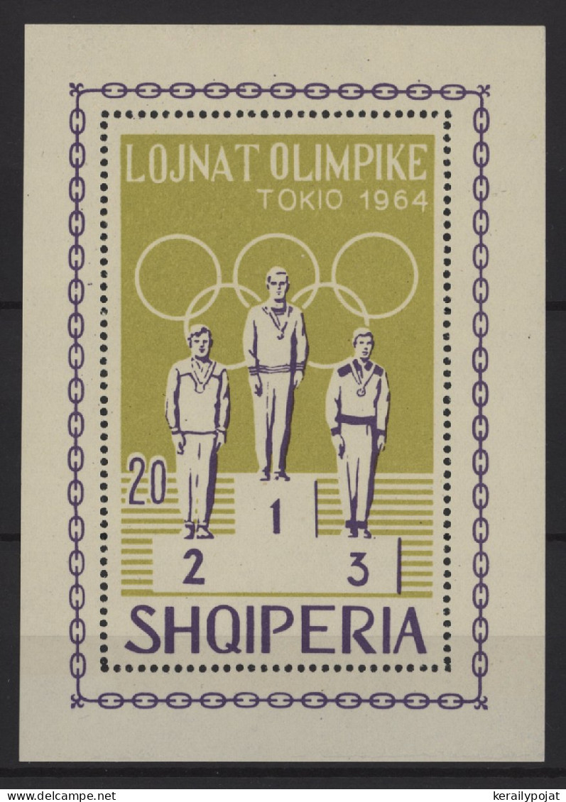 Albania - 1964 Summer Olympics Tokyo (V) Block MNH__(TH-25566) - Albania