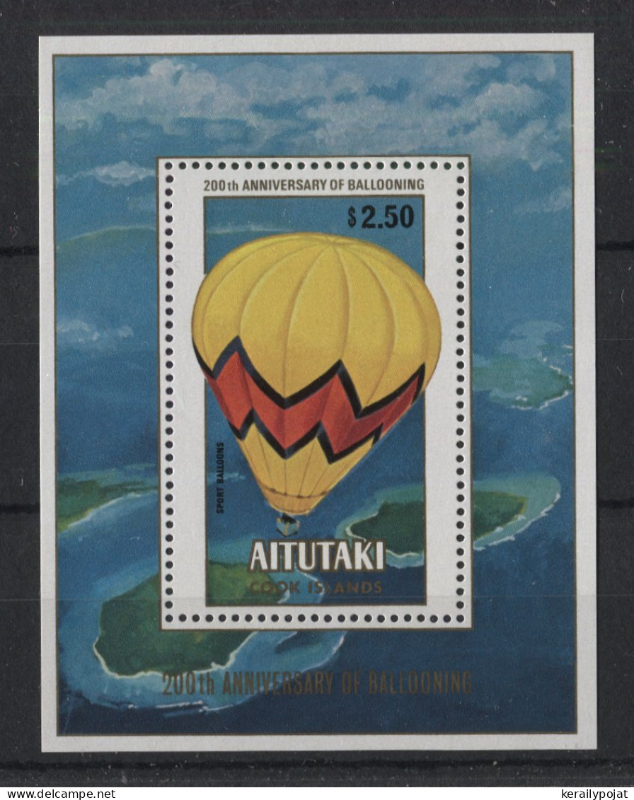 Aitutaki - 1983 200 Years Of Aviation Block MNH__(TH-24129) - Aitutaki