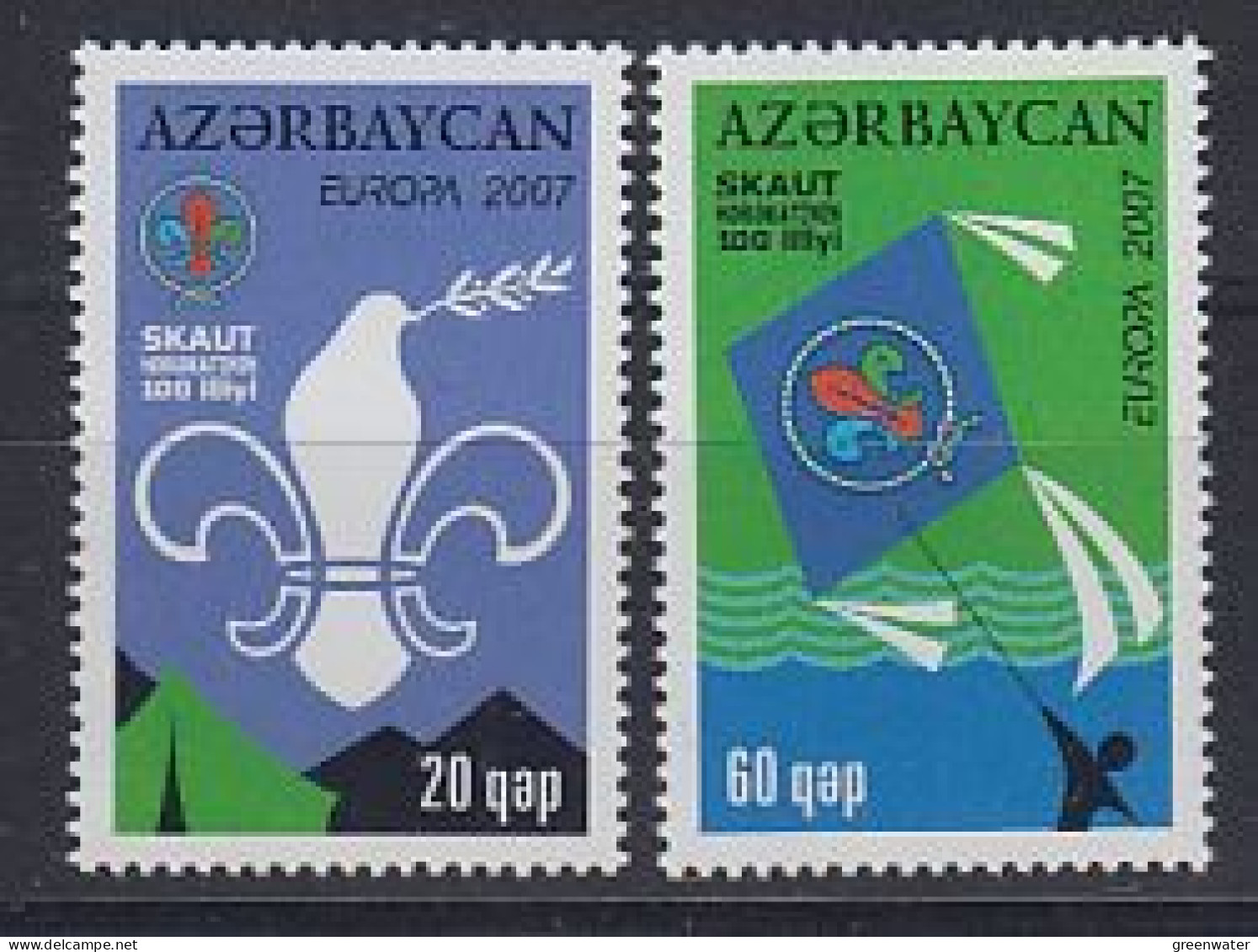 Europa CEPT 2007 Azerbaidjan 2v ** Mnh (59347) - 2007