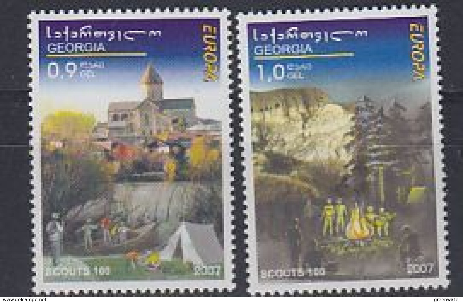 Europa CEPT 2007 Georgia 2v ** Mnh (59347A) - 2007