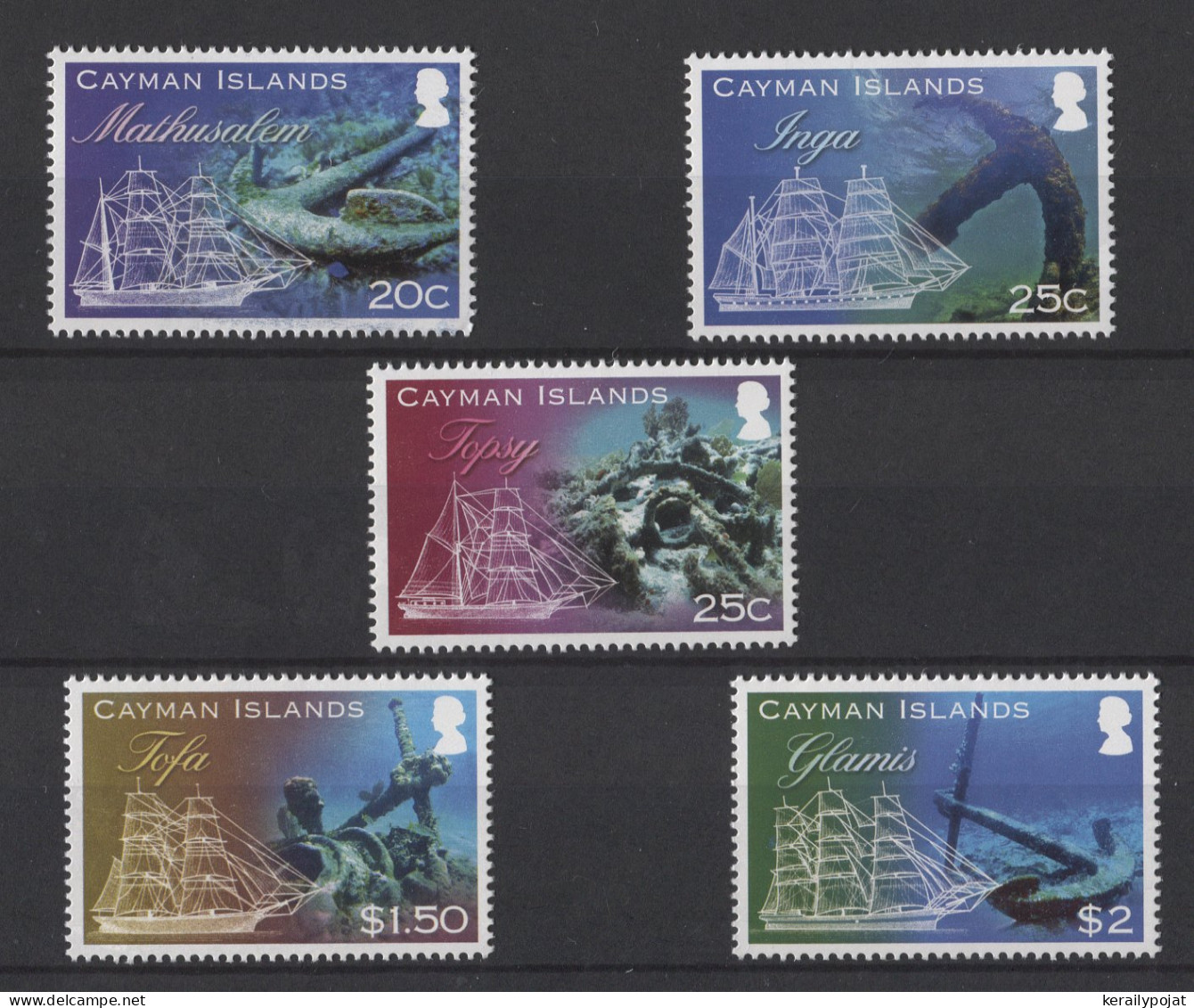 Cayman Islands - 2013 Anchors From Sunken Ships MNH__(TH-26233) - Kaaiman Eilanden