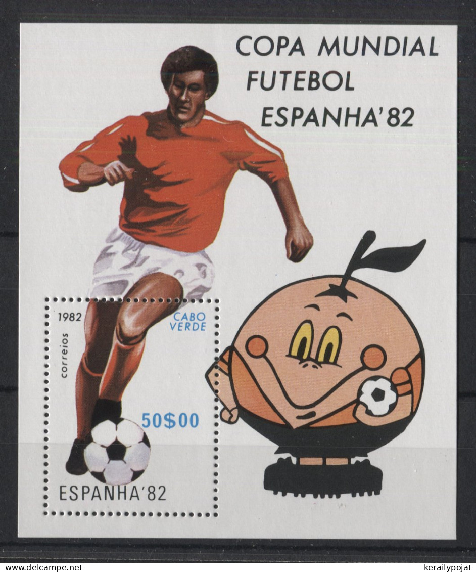 Cape Verde - 1982 Soccer World Cup Block MNH__(TH-23880) - Kap Verde