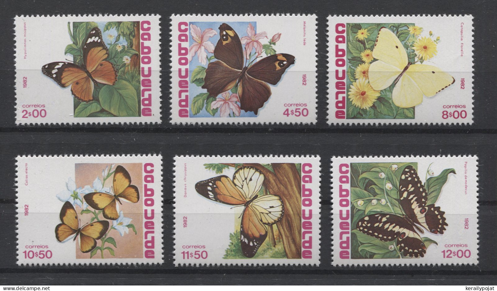 Cape Verde - 1982 Butterflies MNH__(TH-24824) - Kaapverdische Eilanden