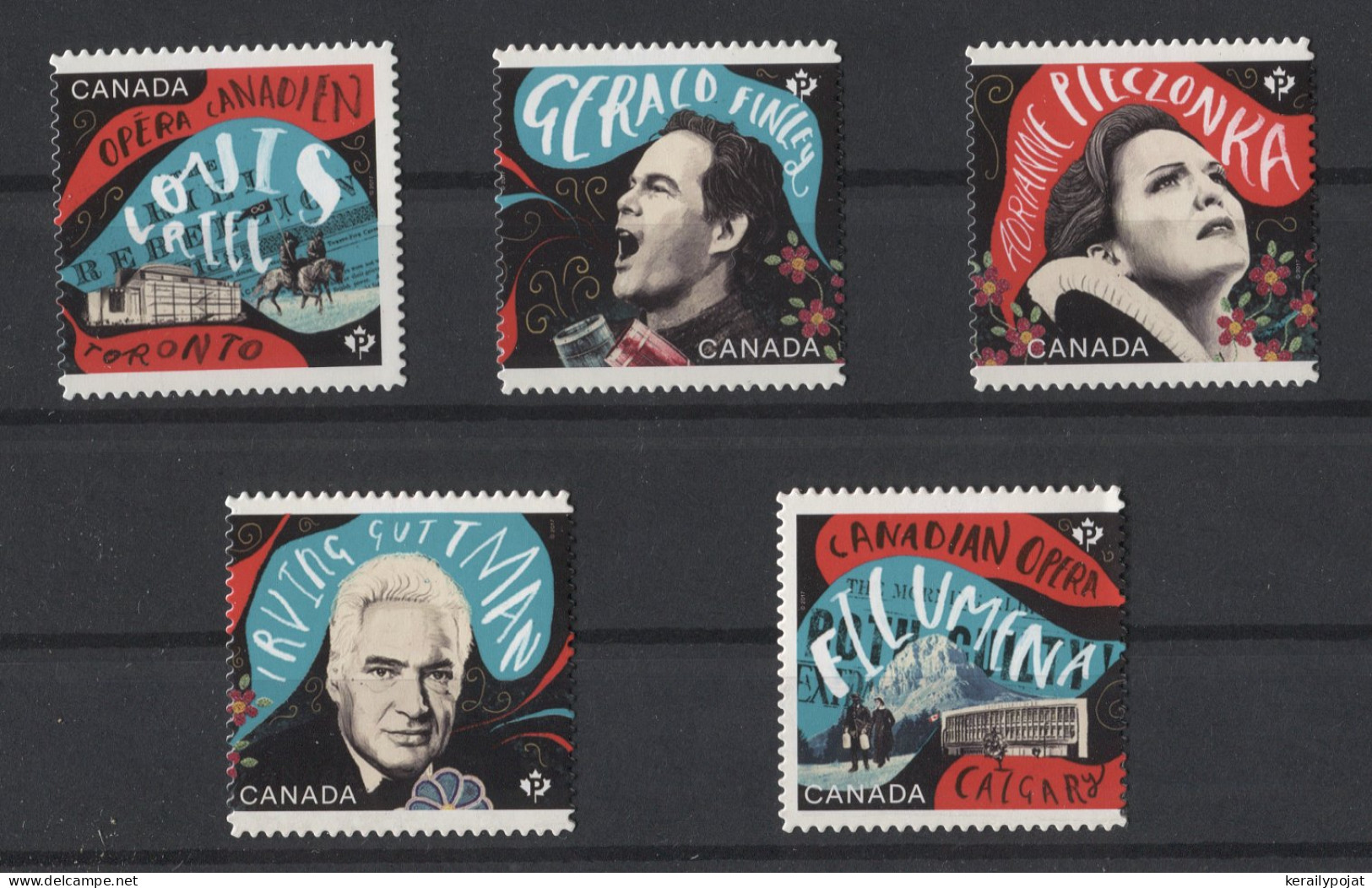 Canada - 2017 Operatic Arts Self-adhesive MNH__(TH-24631) - Unused Stamps