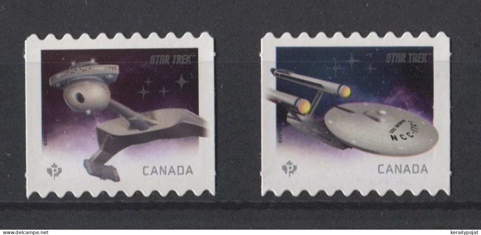 Canada - 2016 Spaceship Enterprise (II) Self-adhesive MNH__(TH-24622) - Unused Stamps