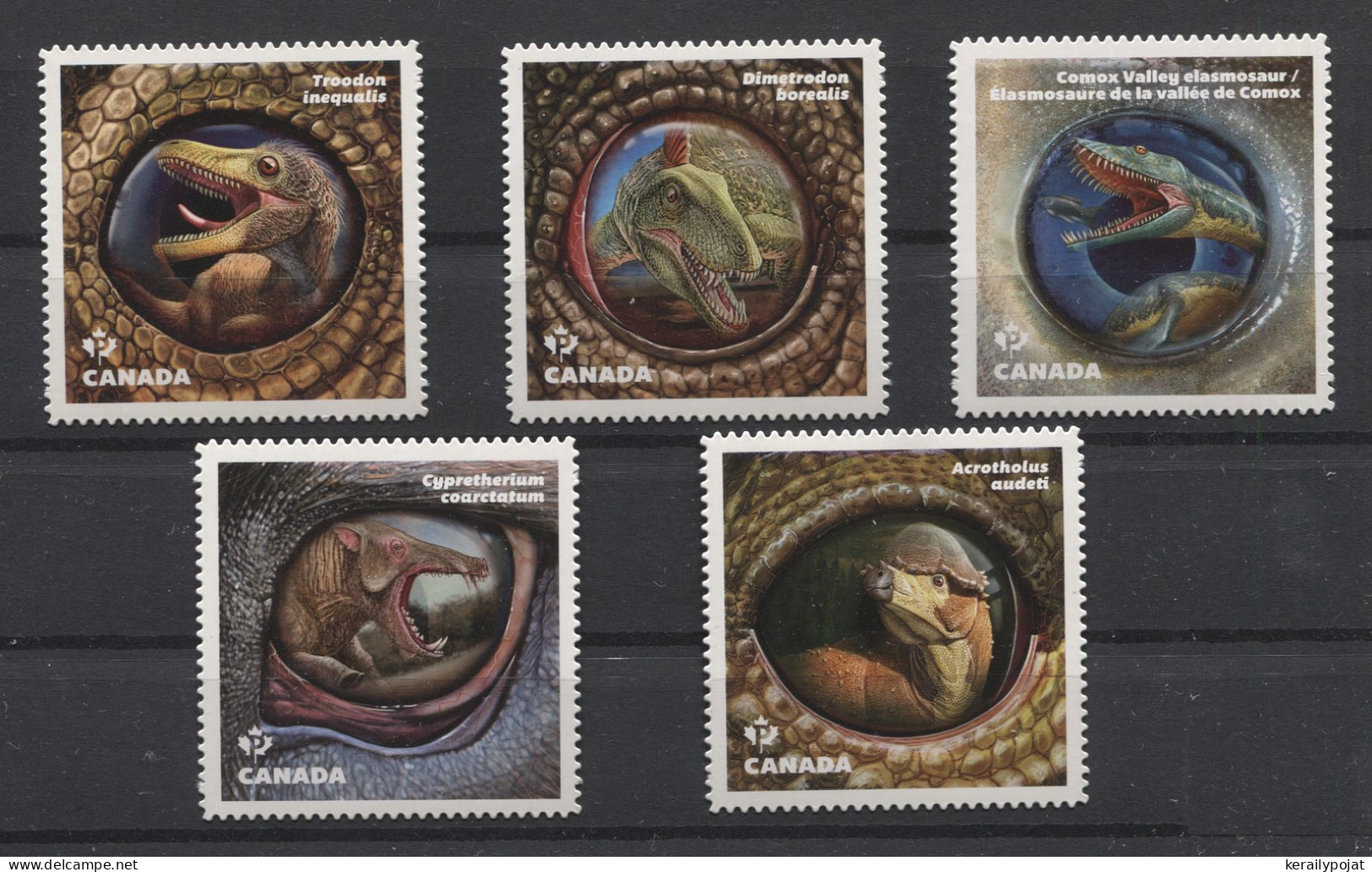 Canada - 2016 Prehistoric Animals Self-adhesive MNH__(TH-24618) - Unused Stamps