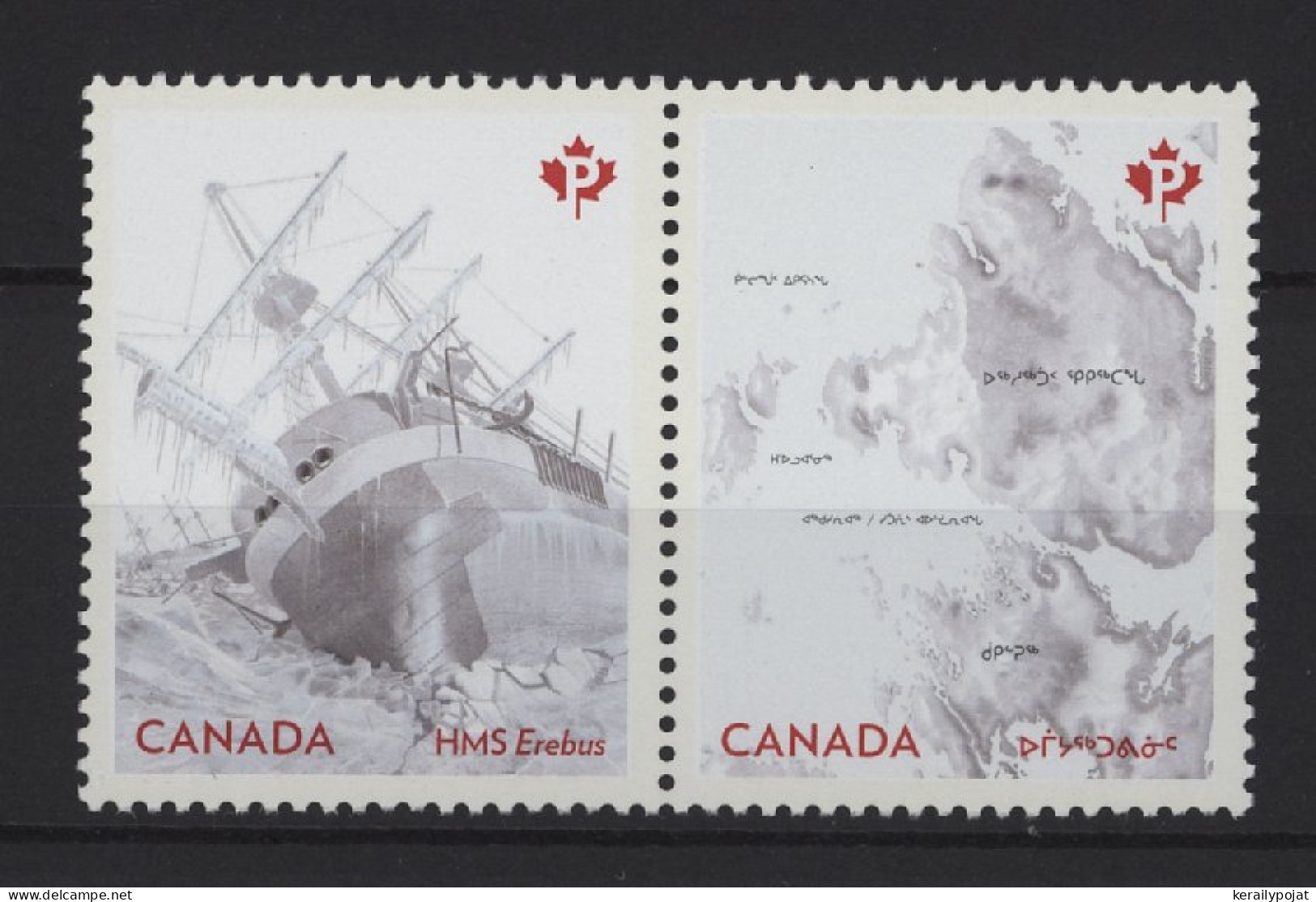Canada - 2015 Wreck Of The Erebus Pair MNH__(TH-24601) - Nuevos