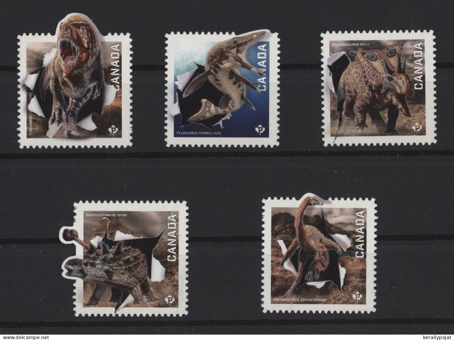 Canada - 2015 Prehistoric Reptiles Self-adhesive MNH__(TH-24596) - Unused Stamps