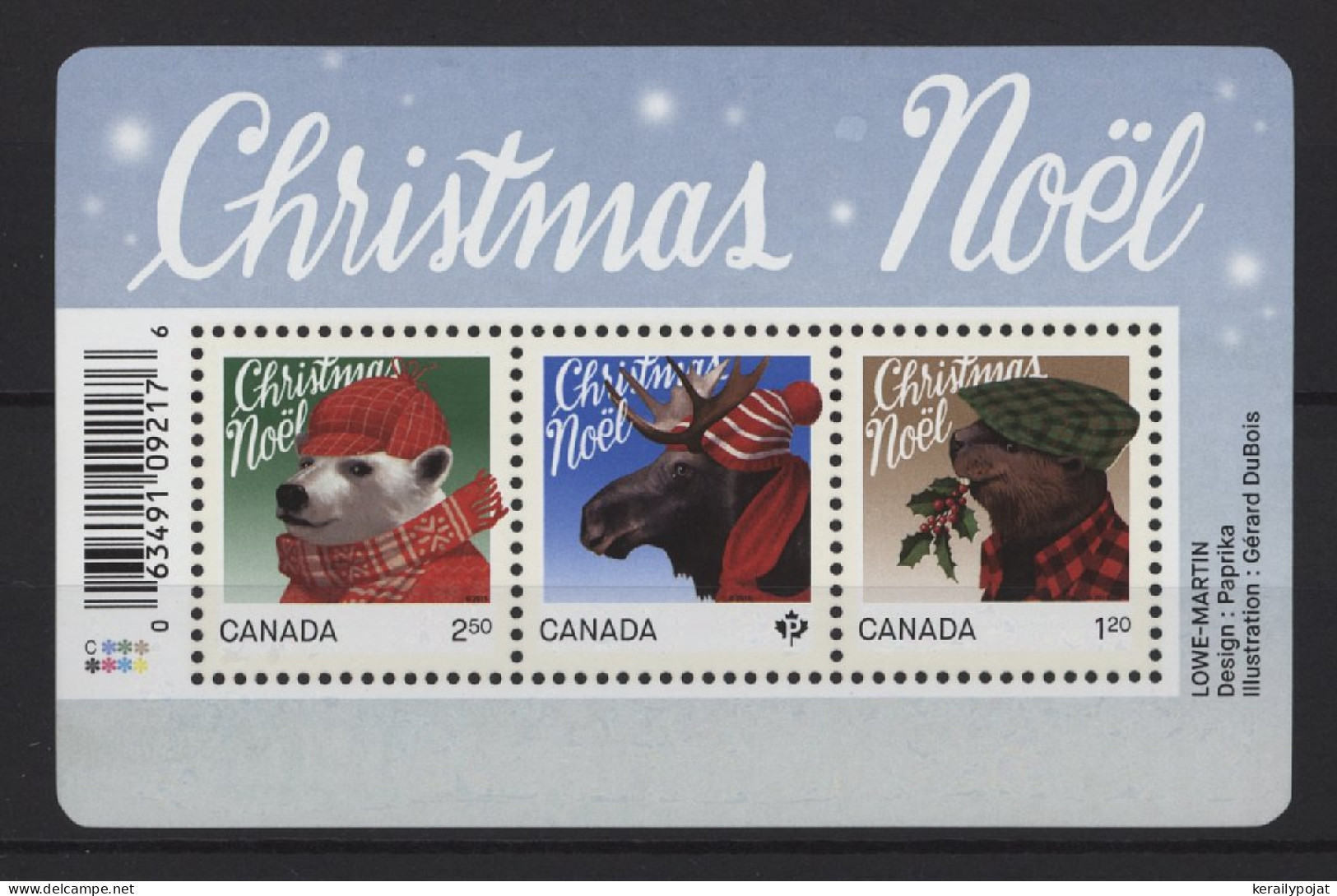 Canada - 2015 Christmas Block MNH__(TH-24604) - Blocks & Sheetlets