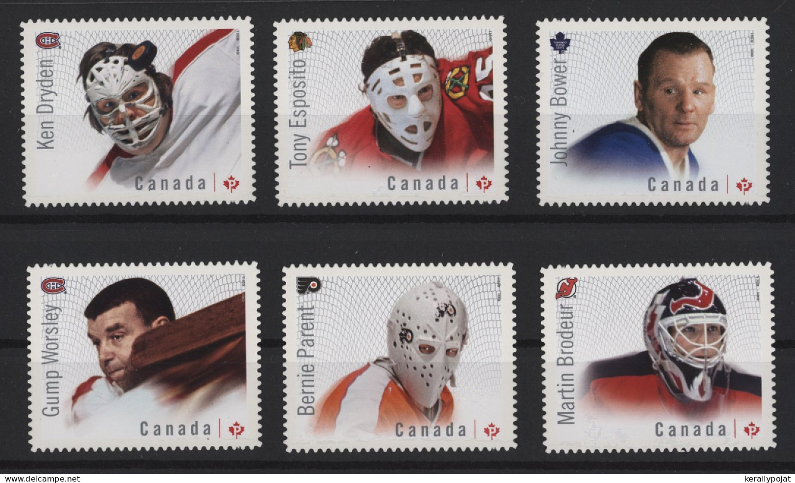 Canada - 2015 Ice Hockey Goalies Self-adhesive MNH__(TH-24606) - Unused Stamps