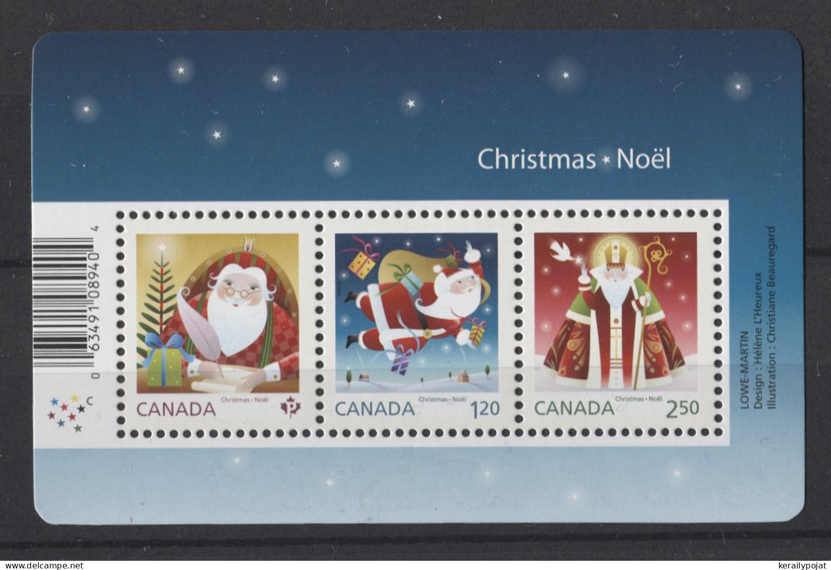 Canada - 2014 Christmas Block MNH__(TH-24701) - Blocs-feuillets