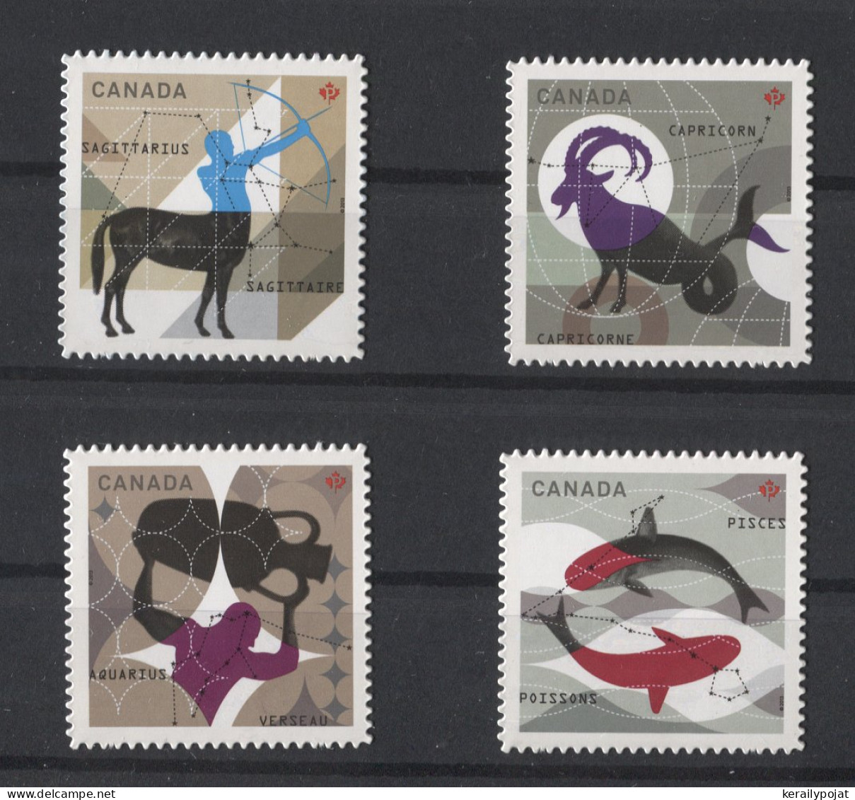 Canada - 2013 Zodiac Signs Self-adhesive MNH__(TH-24661) - Unused Stamps