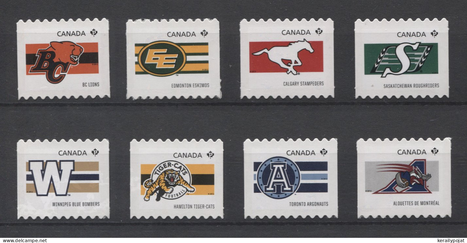 Canada - 2012 Canadian League American Football Self-adhesive MNH__(TH-24651) - Unused Stamps