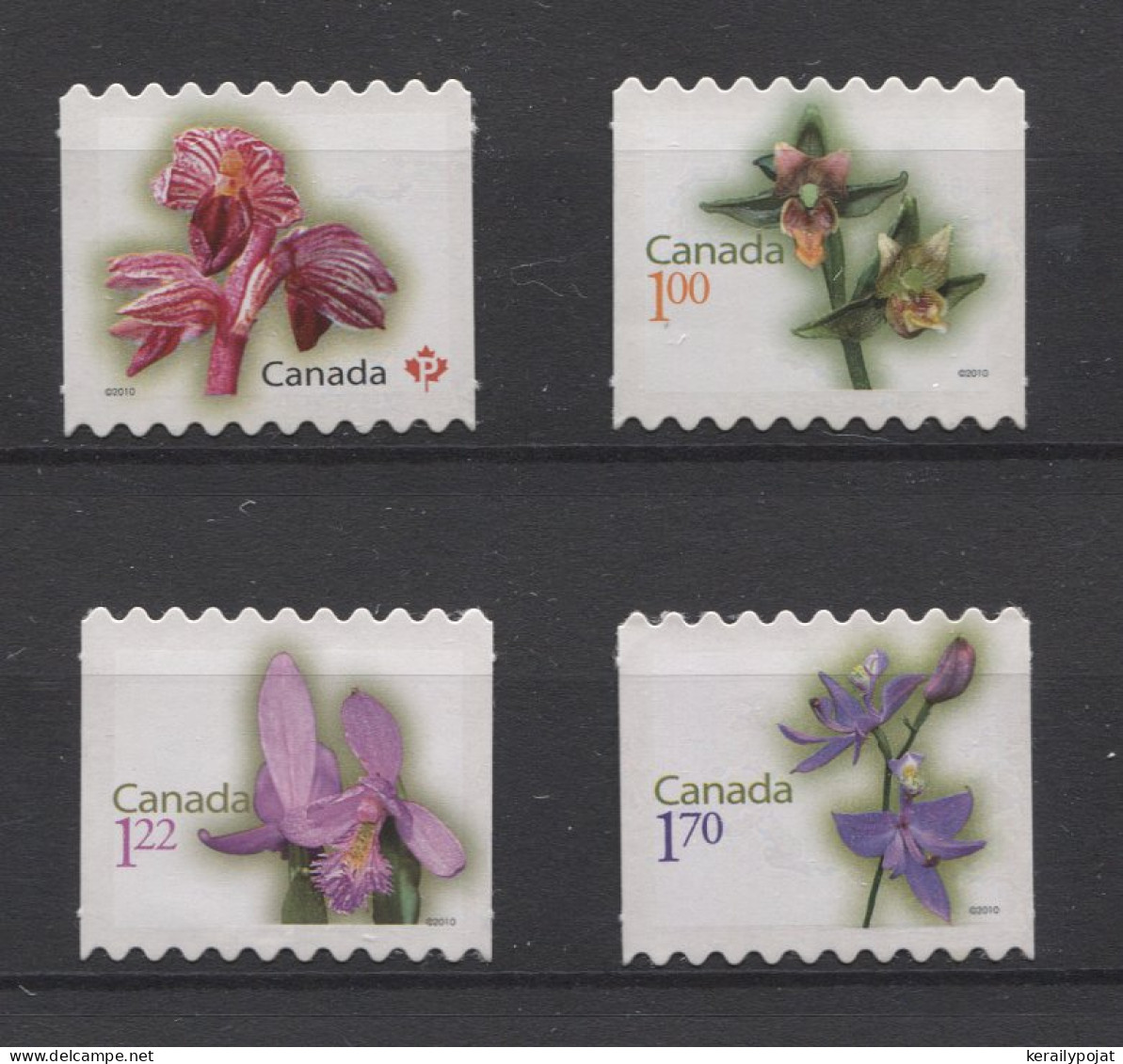 Canada - 2010 Orchids Self-adhesive MNH__(TH-24735) - Nuovi