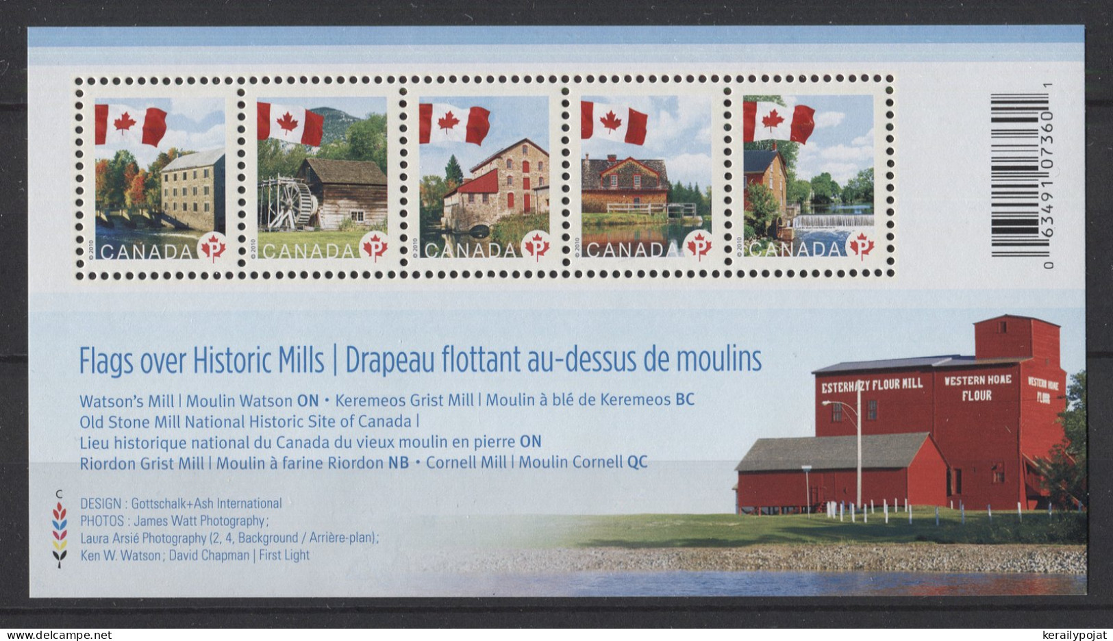 Canada - 2010 National Flag Block MNH__(TH-24732) - Blocks & Sheetlets