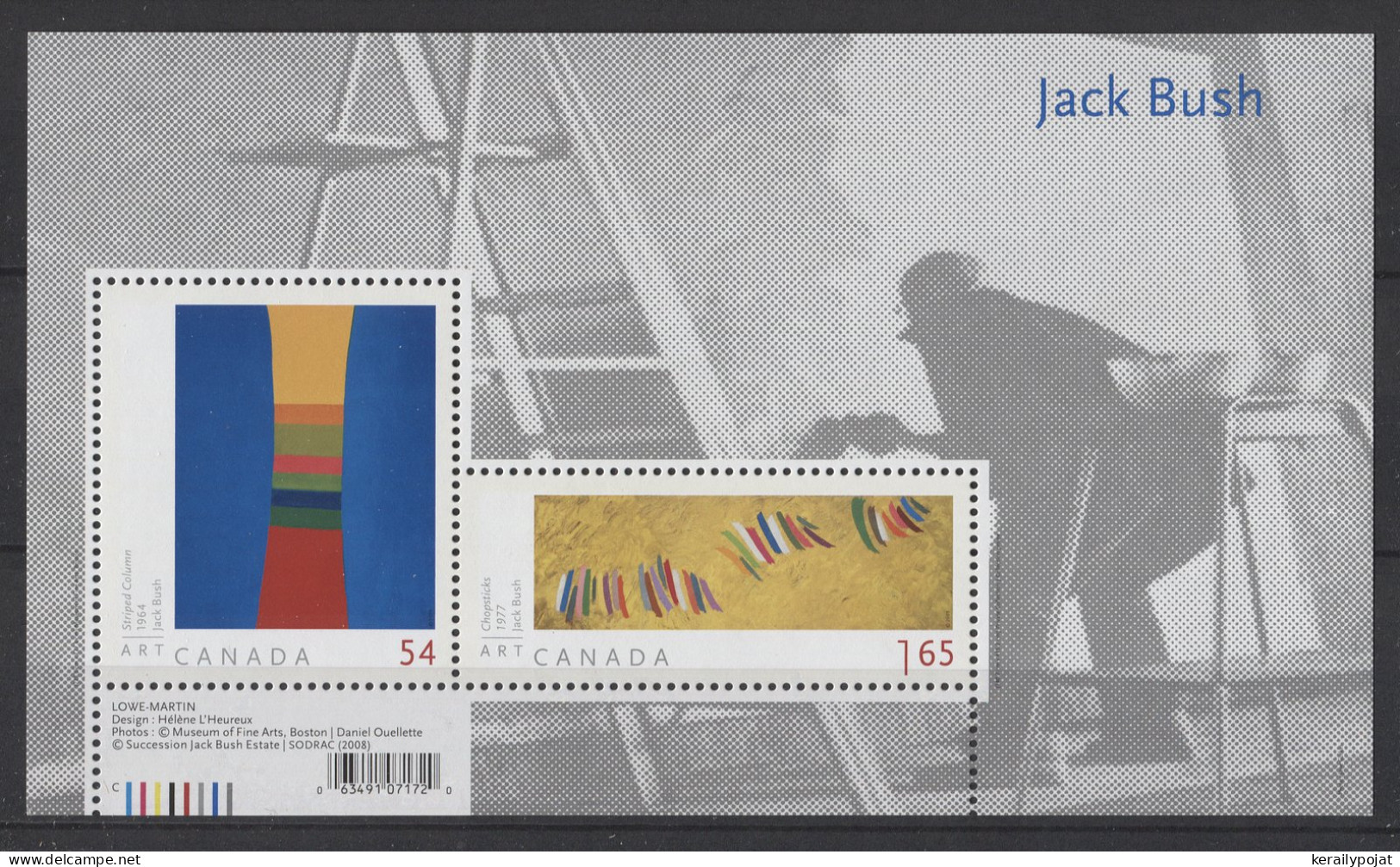 Canada - 2009 Paintings Block MNH__(TH-24723) - Blocks & Kleinbögen