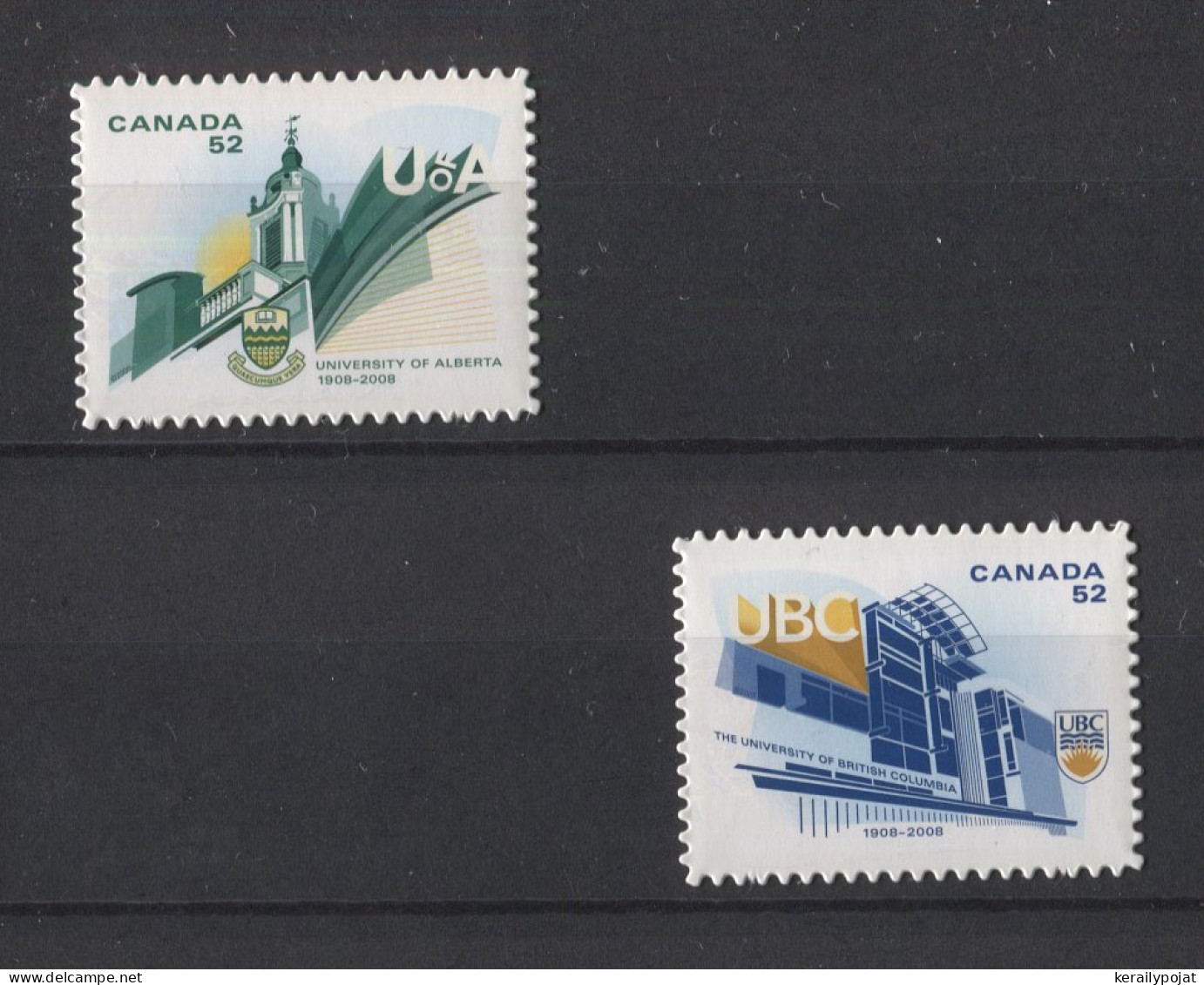 Canada - 2008 Universities Of Alberta And British Columbia Self-adhesive MNH__(TH-24708) - Neufs