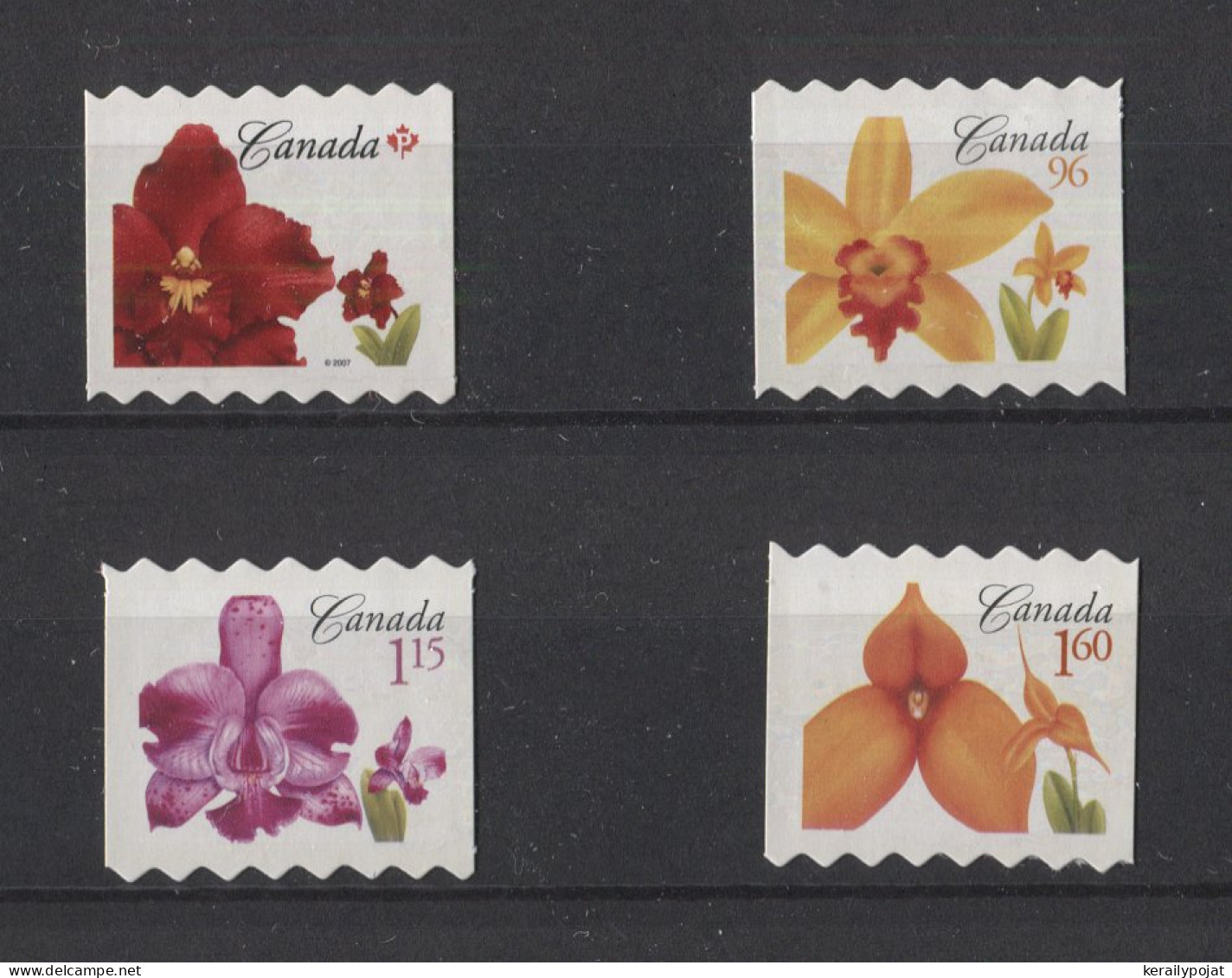 Canada - 2007 Flowers Self-adhesive MNH__(TH-24707) - Unused Stamps