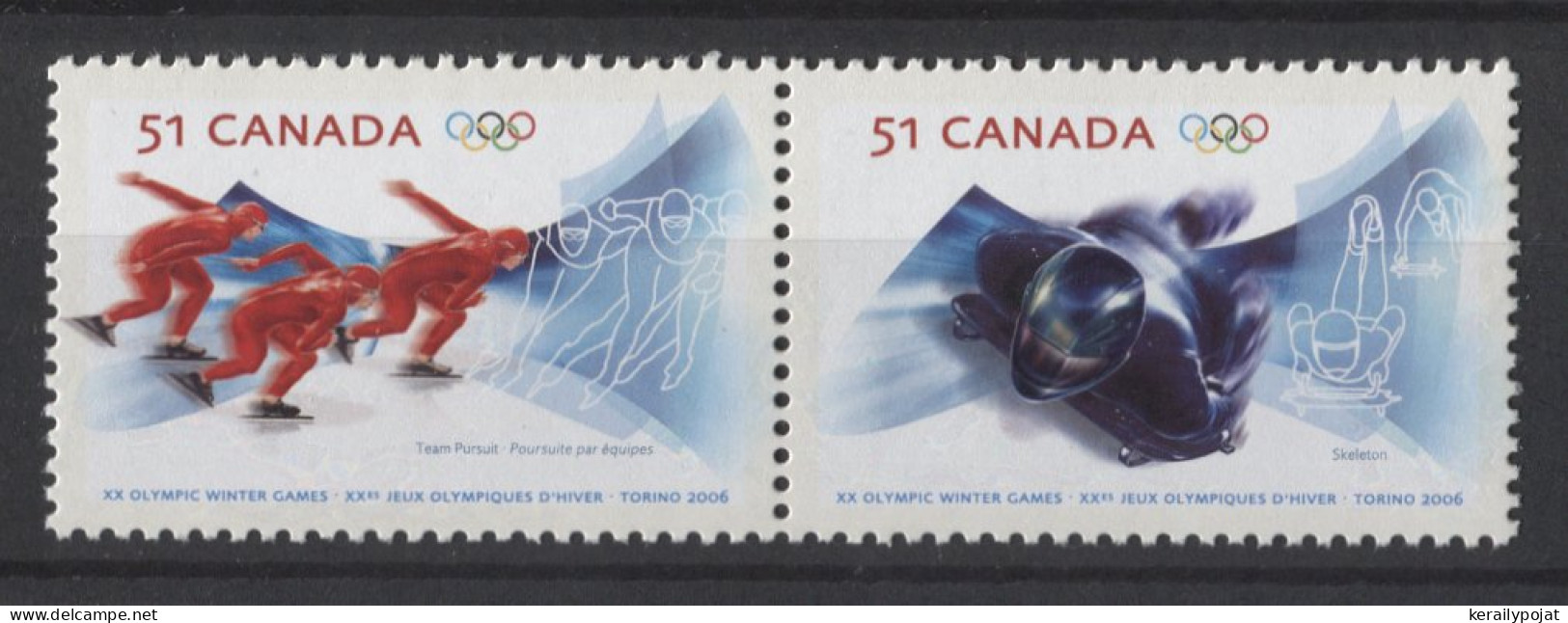 Canada - 2006 Winter Olympics Turin Pair MNH__(TH-24879) - Nuovi