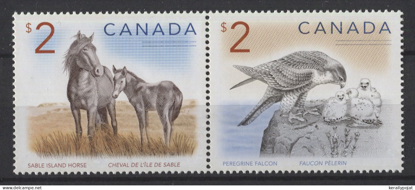 Canada - 2005 Animals 2$ Pair MNH__(TH-24876) - Neufs