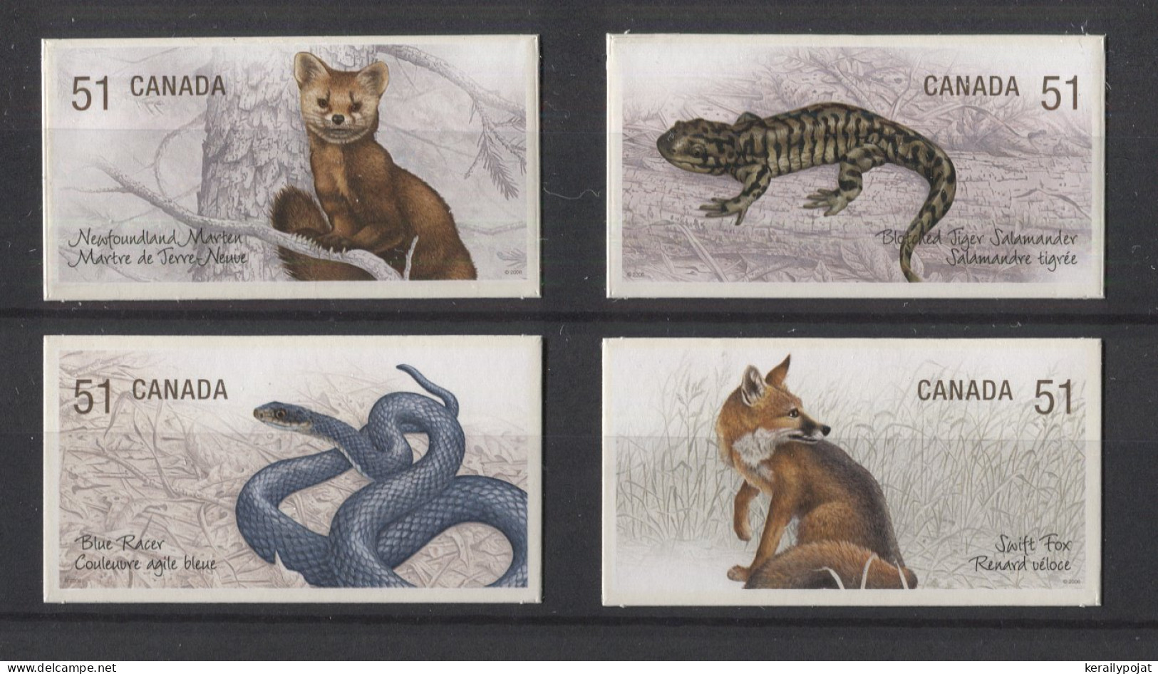 Canada - 2006 Endangered Animals Self-adhesive MNH__(TH-24883) - Unused Stamps