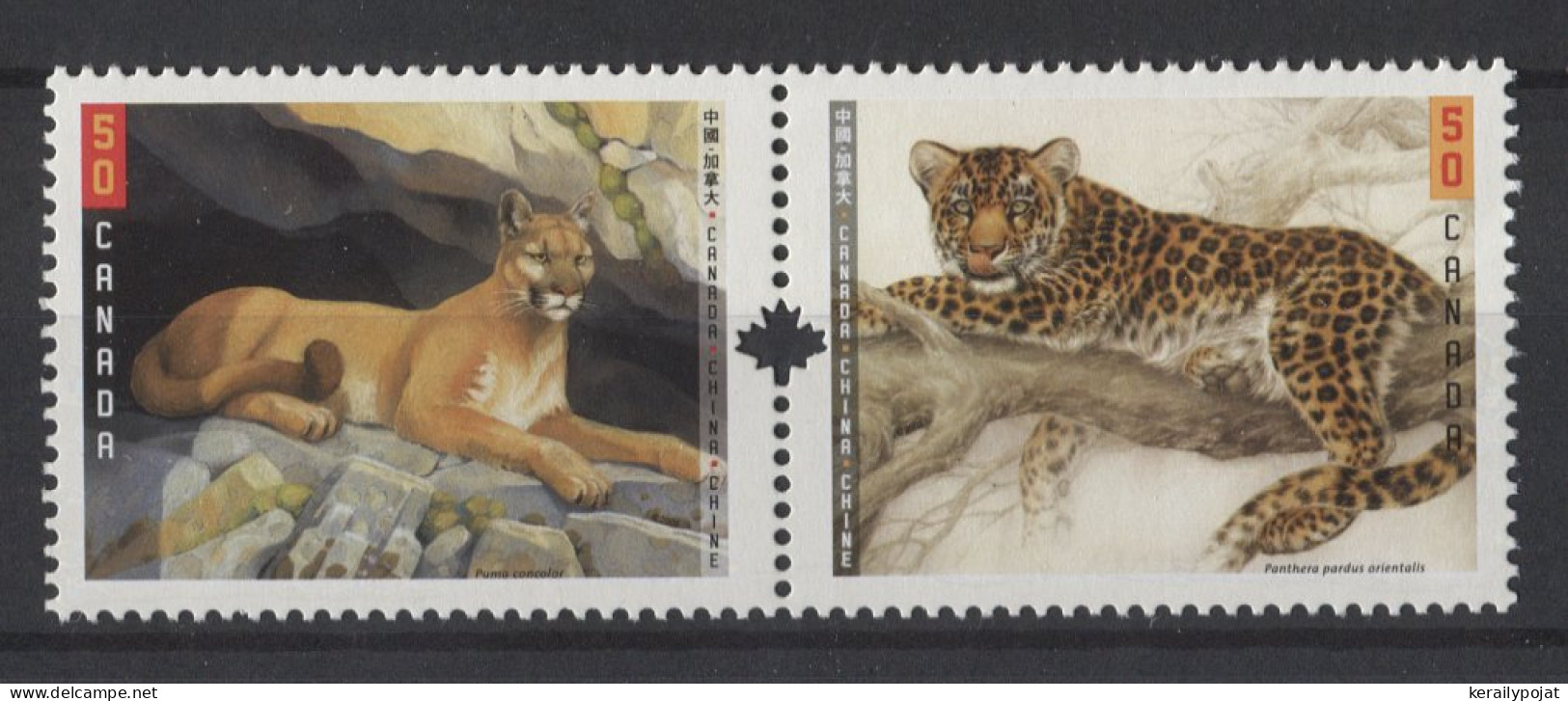 Canada - 2005 Big Cats Pair MNH__(TH-24874) - Neufs