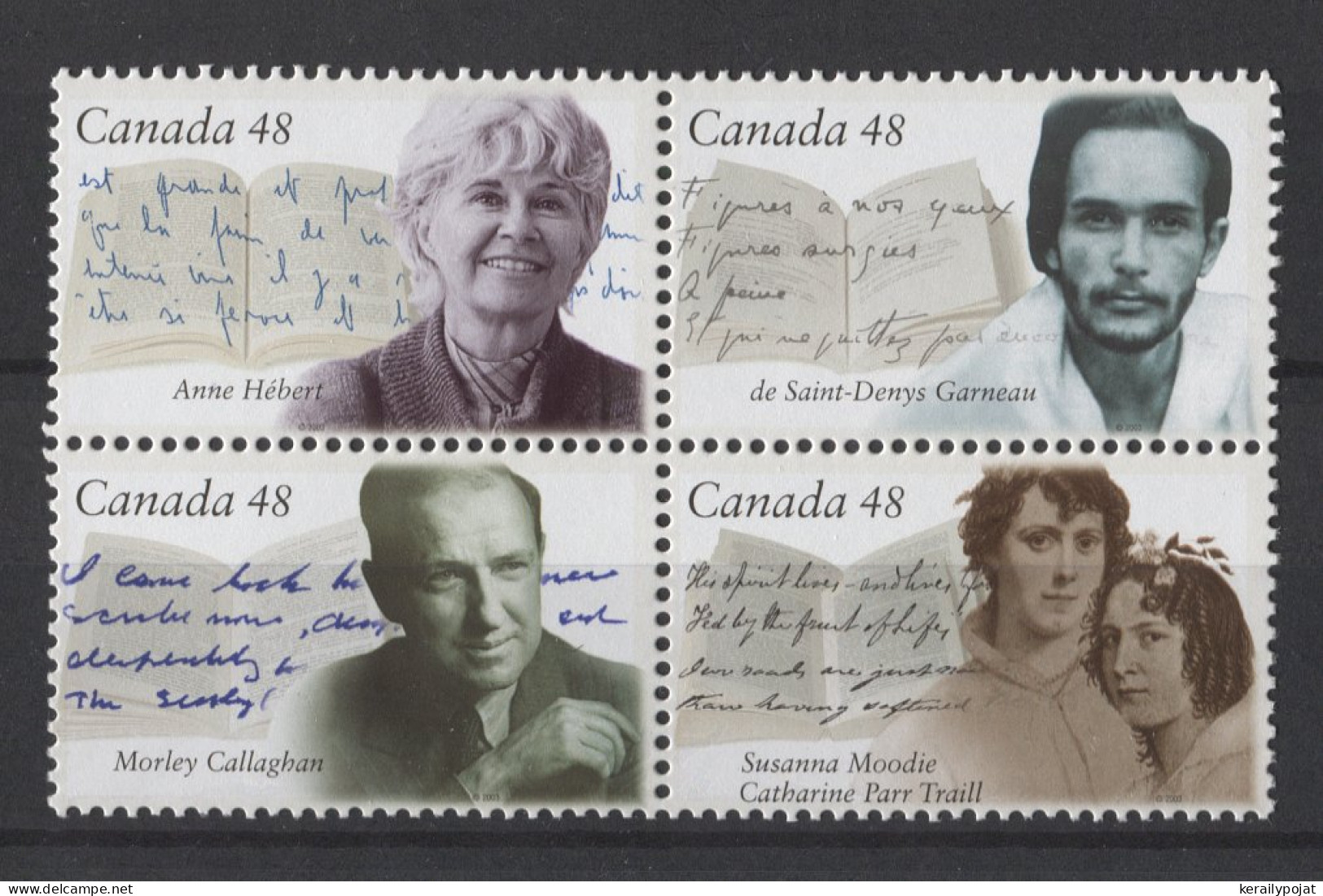 Canada - 2003 50 Years National Library Block Of Four MNH__(TH-24858) - Blocchi & Foglietti