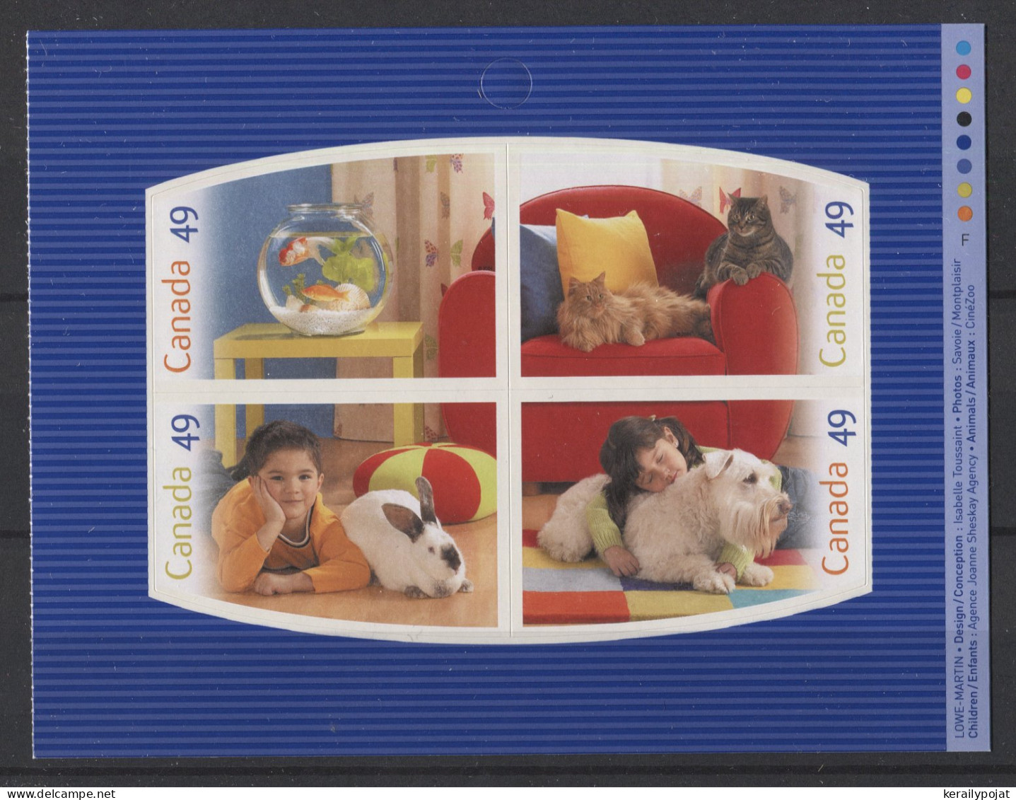 Canada - 2004 Pets Self-adhesive MNH__(TH-24868) - Unused Stamps