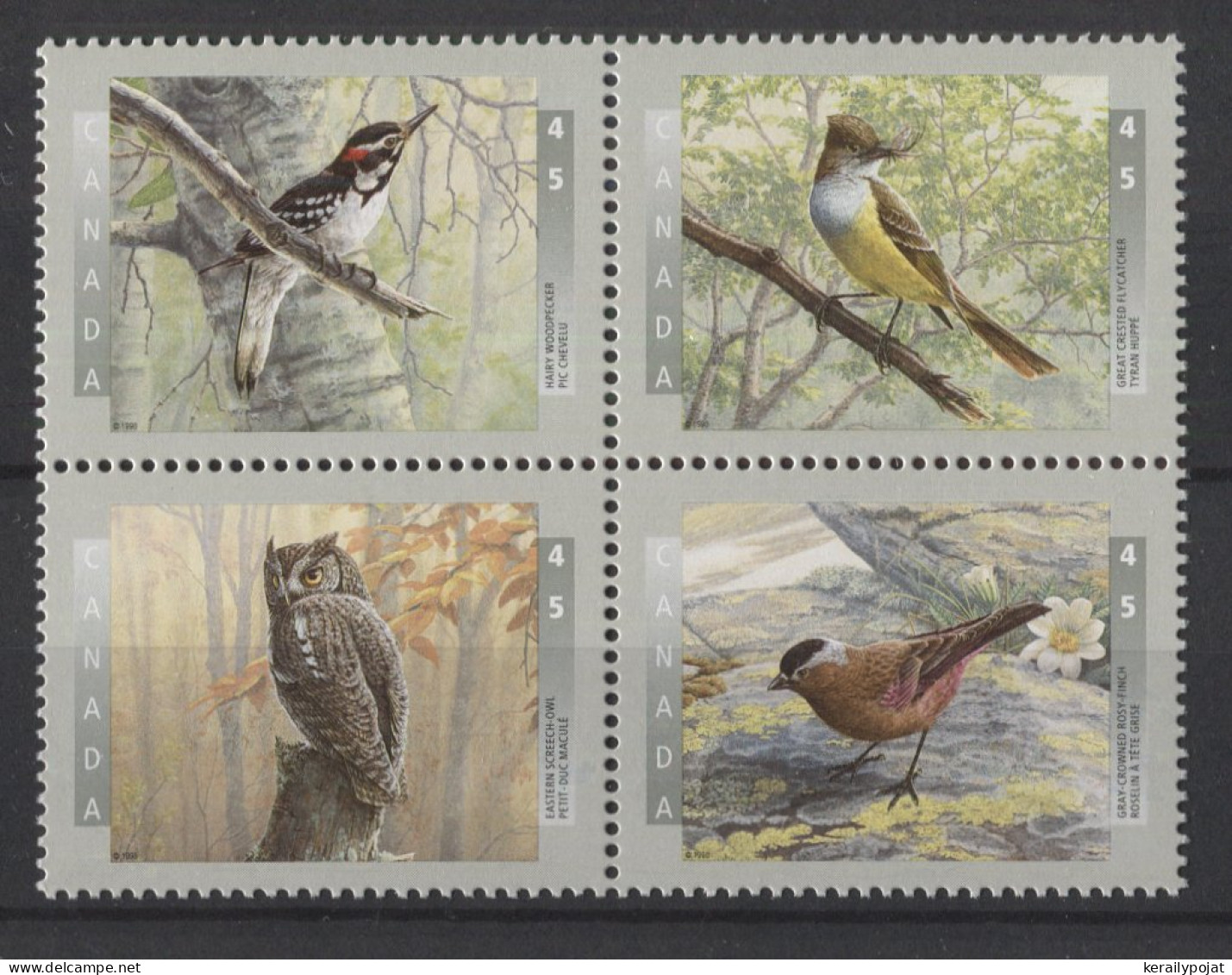Canada - 1998 Birds Block Of Four MNH__(TH-24900) - Blokken & Velletjes