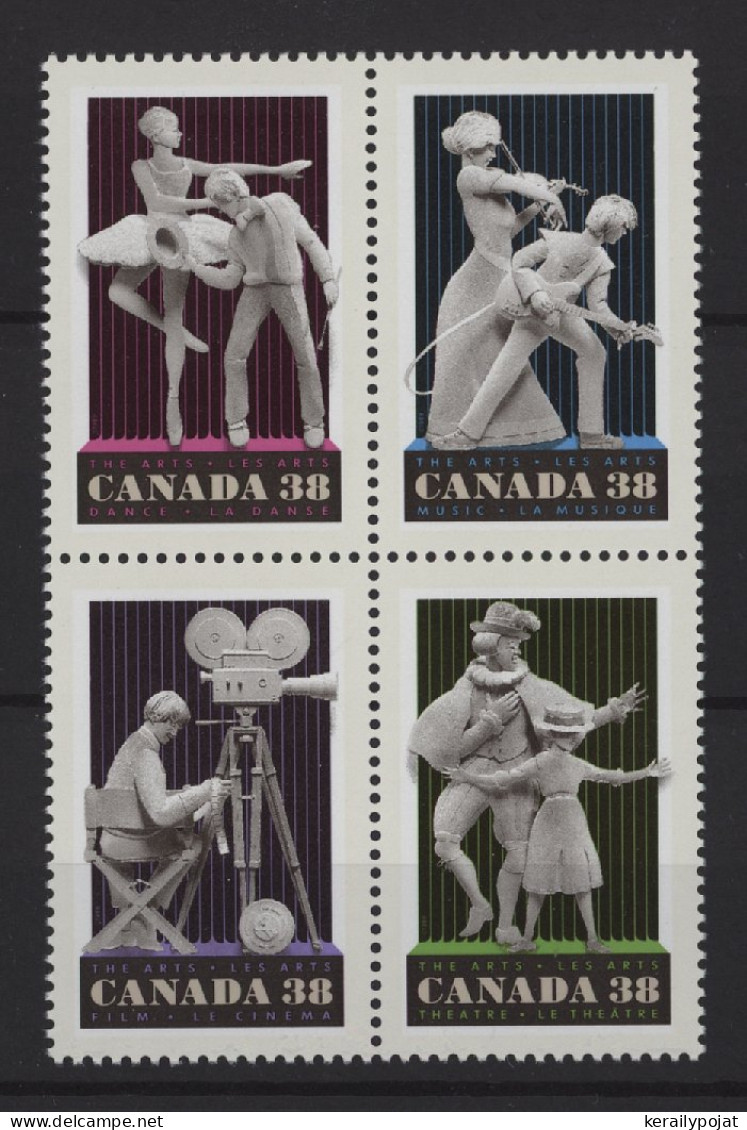 Canada - 1989 Arts And Entertainment Block Of Four MNH__(TH-25166) - Hojas Bloque