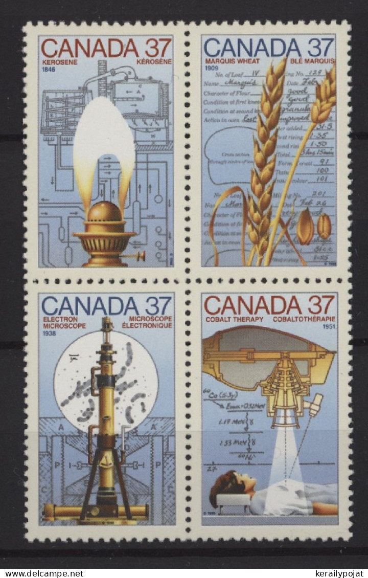 Canada - 1988 Science And Technology Block Of Four MNH__(TH-25155) - Blocks & Sheetlets