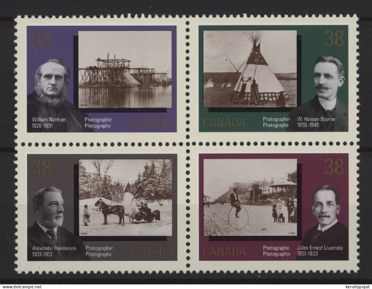 Canada - 1989 150 Years Of Photography Block Of Four MNH__(TH-25162) - Blocks & Kleinbögen