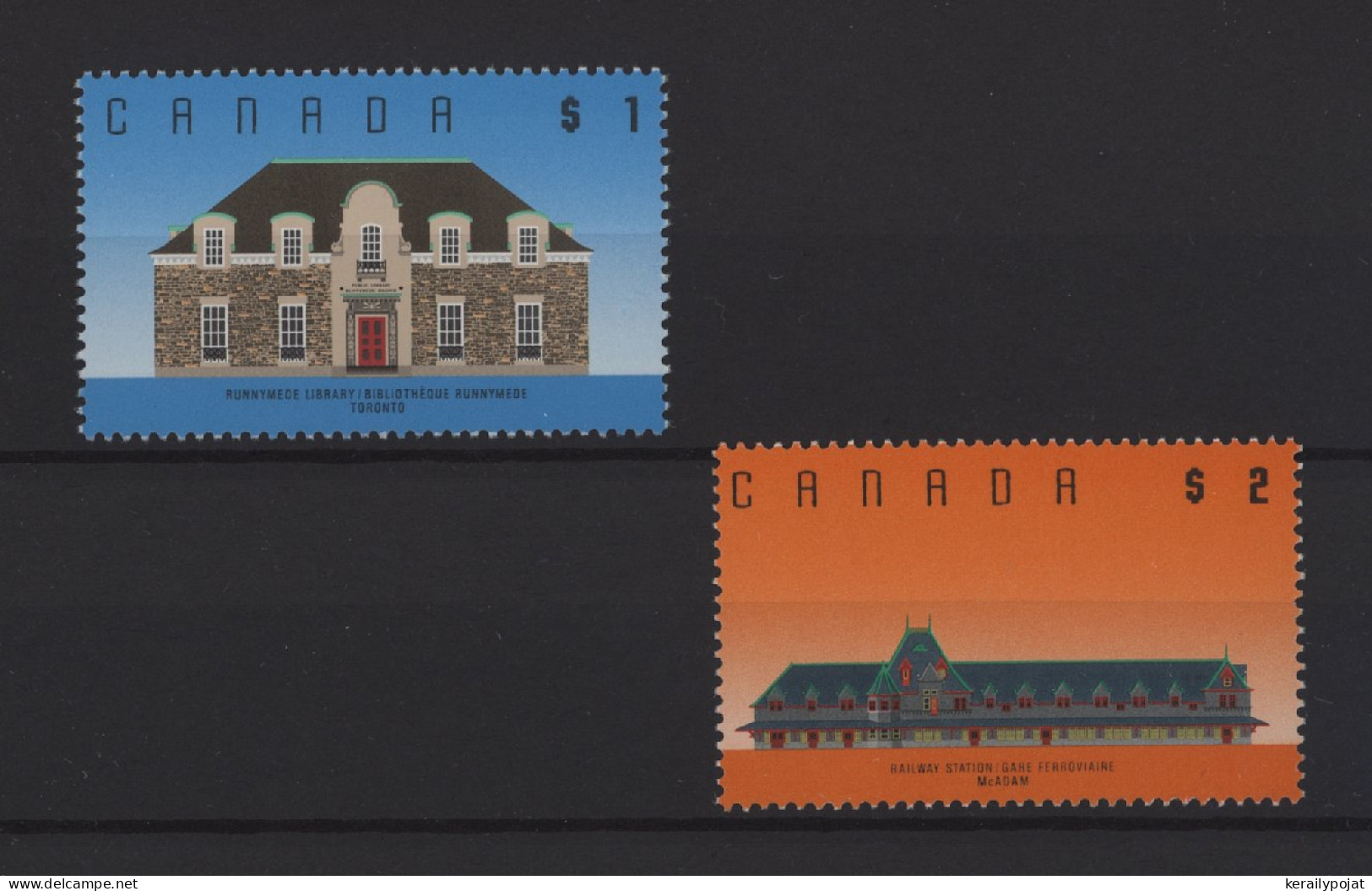 Canada - 1989 Architecture MNH__(TH-25159) - Unused Stamps