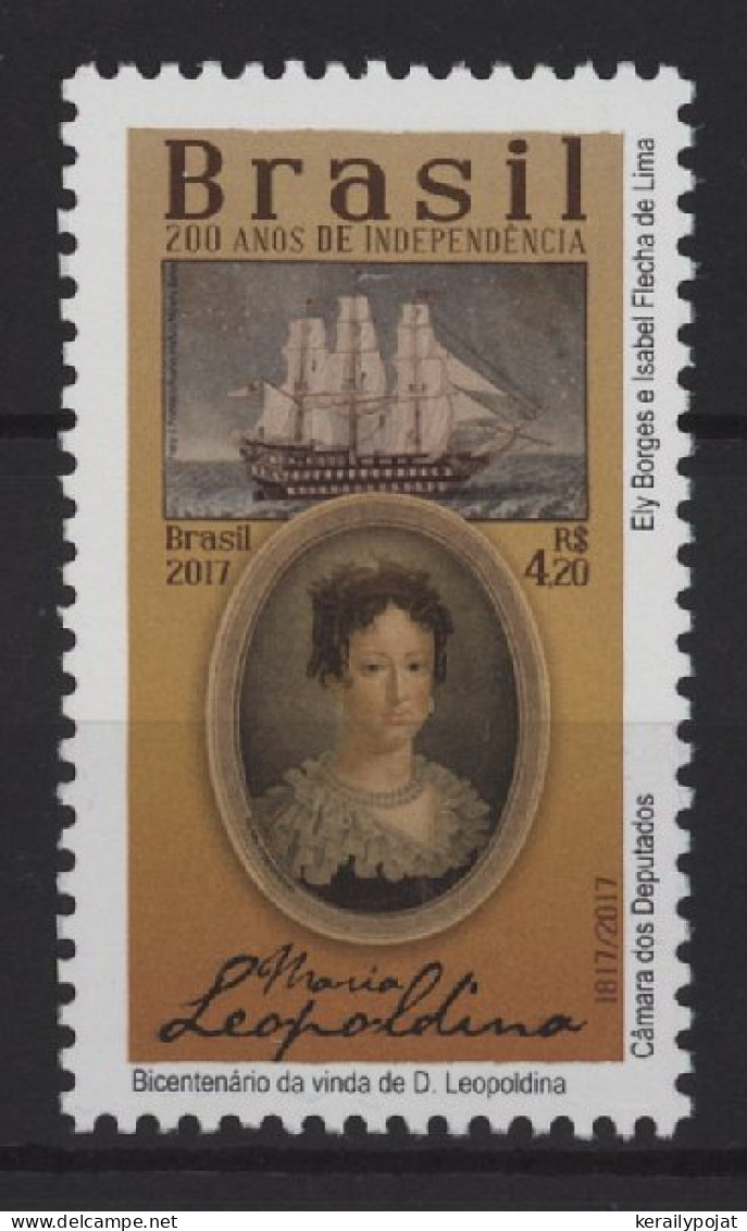 Brazil - 2017 Arrival Of Maria Leopoldine MNH__(TH-25999) - Nuovi