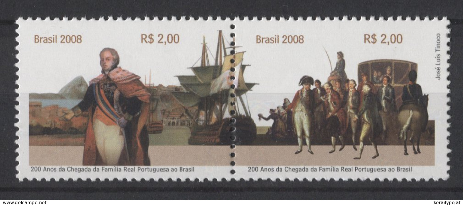 Brazil - 2008 Royal Family In Brazil (I) Pair MNH__(TH-26468) - Unused Stamps