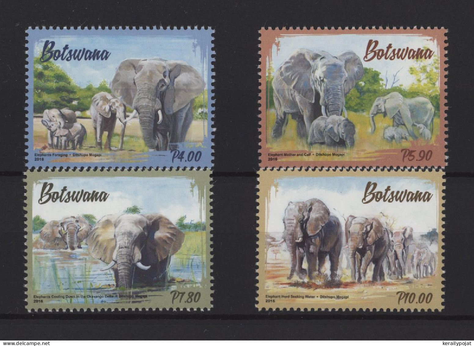 Botswana - 2016 Savanna Elephant MNH__(TH-25289) - Botswana (1966-...)