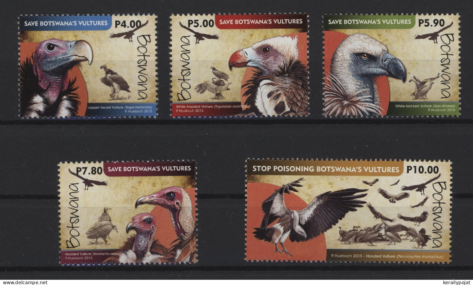 Botswana - 2015 Vulture MNH__(TH-25287) - Botswana (1966-...)