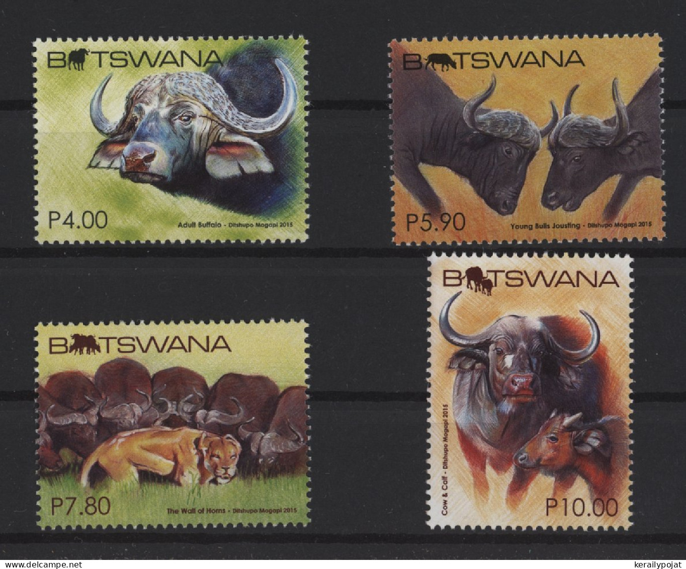 Botswana - 2015 Cape Buffalo MNH__(TH-25286) - Botswana (1966-...)