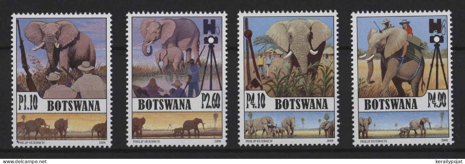 Botswana - 2008 Elephant And The Human MNH__(TH-25275) - Botswana (1966-...)