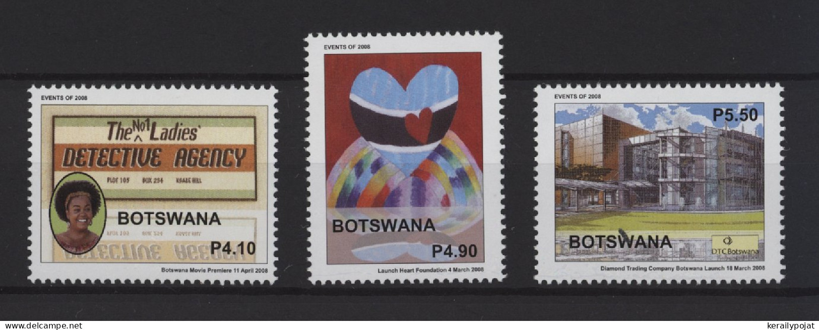 Botswana - 2008 Annual Events MNH__(TH-25278) - Botswana (1966-...)
