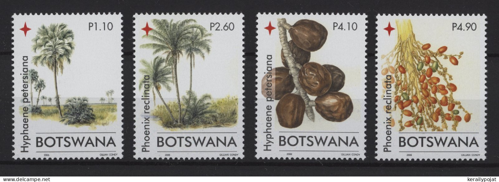 Botswana - 2006 Palm Trees And Their Fruit MNH__(TH-25270) - Botswana (1966-...)