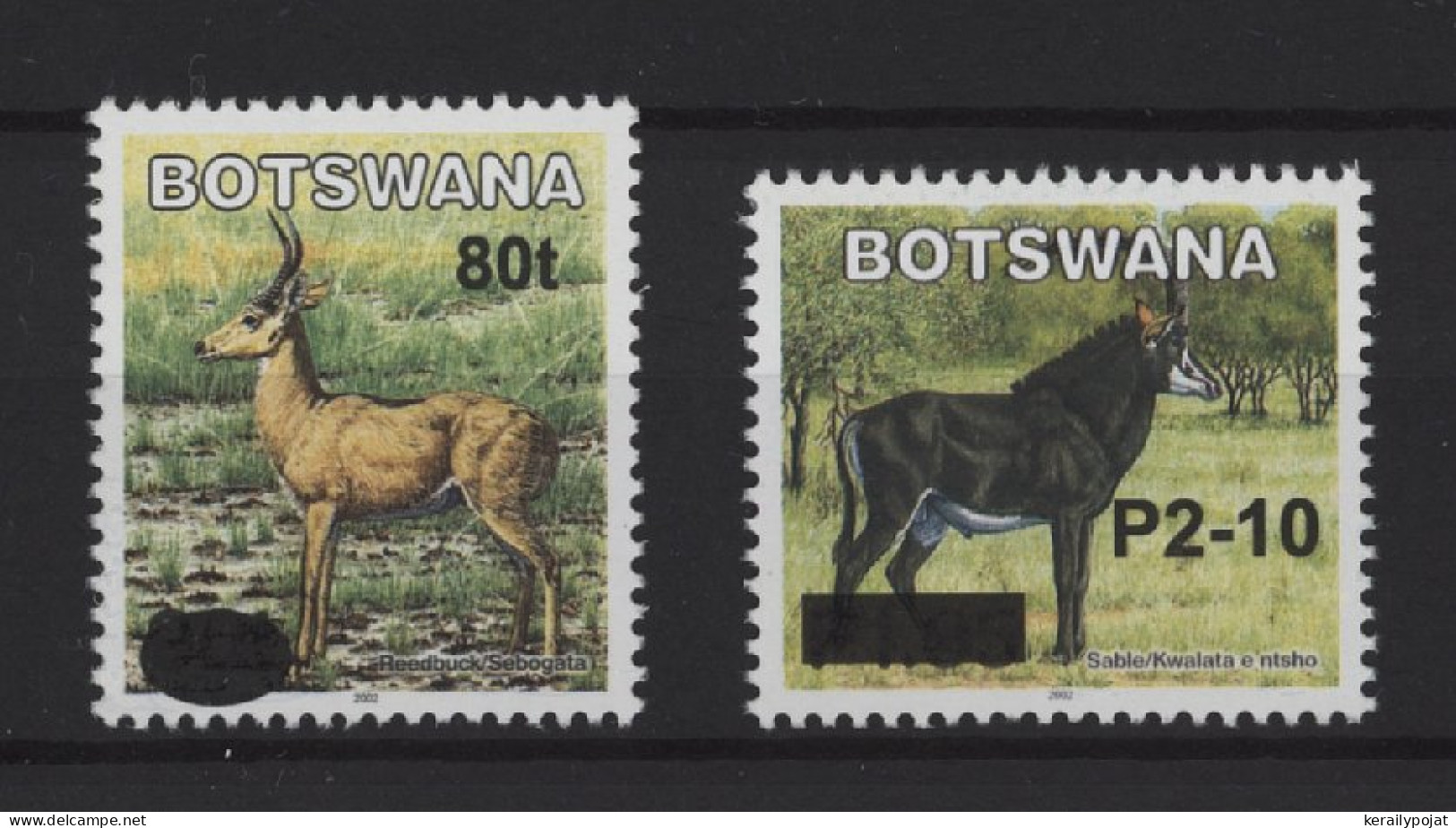 Botswana - 2006 Animals Overprints MNH__(TH-25265) - Botswana (1966-...)