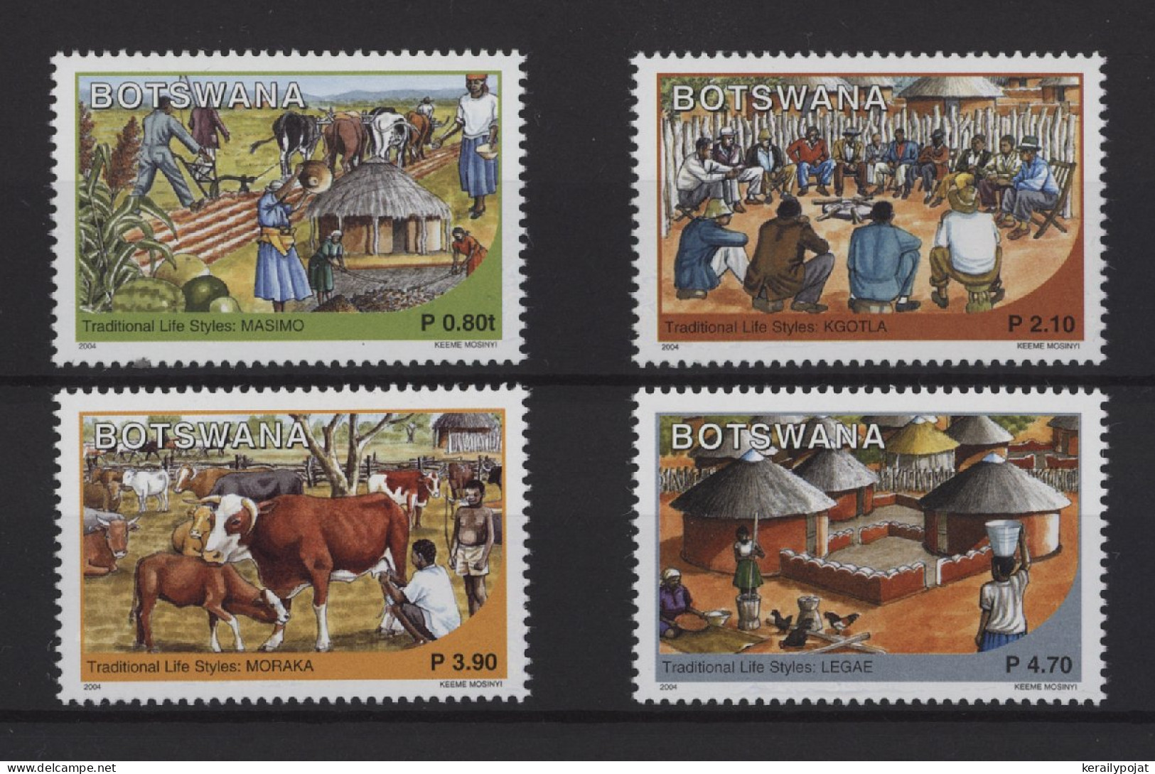 Botswana - 2004 Traditional Ways Of Life MNH__(TH-25260) - Botswana (1966-...)