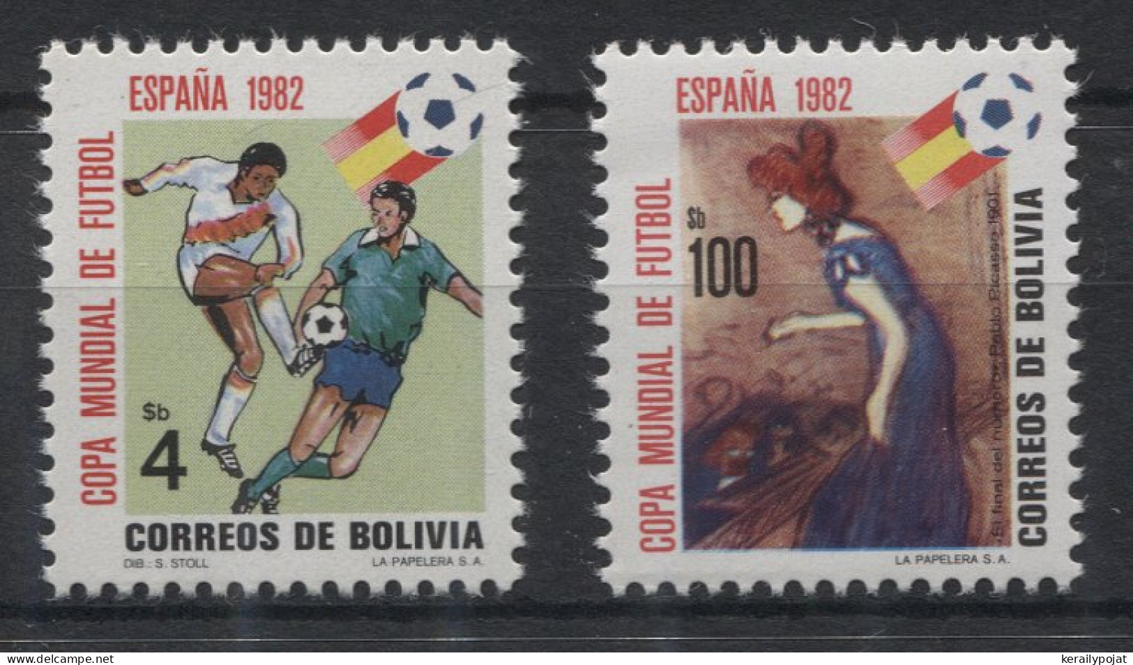 Bolivia - 1982 Soccer World Cup MNH__(TH-23868) - Bolivia